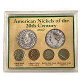 American Nickels of 20th Century Set