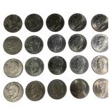 20 Circulated Ike Dollars w Bicentennials