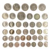 41 Swiss Coins