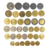 37 Italian & World Coins