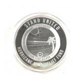 1oz .999 Silver Round - Florida Strong Hurricane