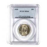 1935 Silver Washington Quarter PCGS MS64