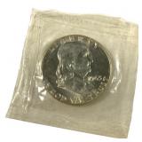 1963 Franklin Silver Half Dollar BU
