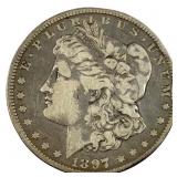 1897 O Morgan Silver Dollar Circulated