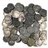 100+ Circulated Buffalo Nickels - Most w Dates