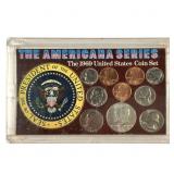 1969 Full American Coin Set w 40% Silver Half