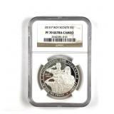 2010 P Boy Scouts Silver Dollar Graded