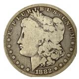 1882 Morgan Silver Dollar Circulated