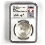 2014 P Baseball Hall of Fame Silver Dollar Graded
