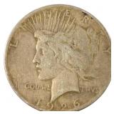 1926 S Silver Peace Dollar Circulated