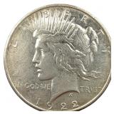 1922 D Silver Peace Dollar