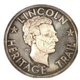 .999 Silver Lincoln Trail Token