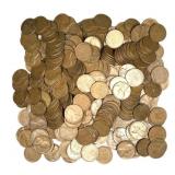 Approx 300 Wheat Cents Circulated