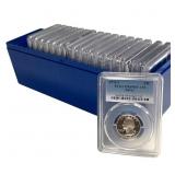 17 Slabbed Graded Proof Washington Quarters