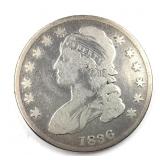 1836 Bust Silver Half Dollar