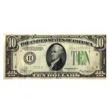 1934 $10 Federal Reserve Note Circulated