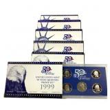 6 US Mint Sets - Some Partial