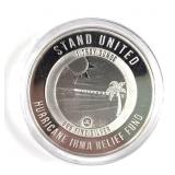 1oz .999 Silver Round Florida Strong Irma Relief