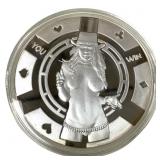 1oz .999 Silver Round Nude Adult Theme