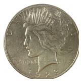1923 Peace Silver Dollar Circulated