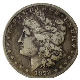1878 S Morgan Silver Dollar First Year Circulated