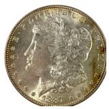 1887 Morgan Silver Dollar BU