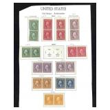 22 US Coil Stamps 11 Coils # 486-497 New NH