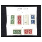 US Stamps coil Stamps Scott # 348-353 New NH