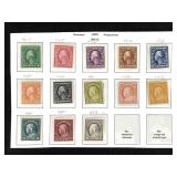 13 US Stamps of 1914 /15 New Mosly NH