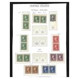 US Coil Stamps 1910 13 New NH