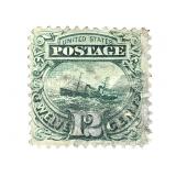 US Stamp Scott # 117 Used Lightly Hinged