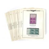 Approx 100 US Plate Block Minkus Volume 2