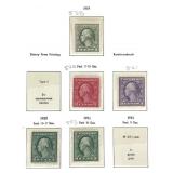 5 US Stamps Scott # 538 - 543 New Hinged