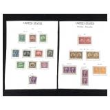1929 - 32 US Stamps 2 Pages New NH Coil +