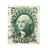 US Stamp Scott # 33 T3 Used