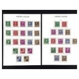 35 US Stamp1940 Famous Am Set New NH
