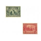 1907 US Stamps Scott # 328 & 329 New NH