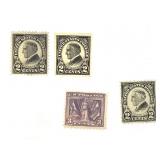 4 US Stamps Scott # 537 # 610 # 611 # 612 New NH