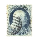 US Stamp Scott # 20 Used Light Hinged