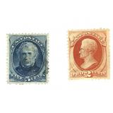 1875 US Stamps Scott # 178 & 179 Used
