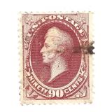 1873 US Stamp Scott # 166 Used Hinged
