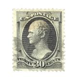 1870 / 71 US Stamp Scott # 154 Used Hinged