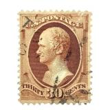 1888 US Stamp Scott # 217 Used NH Write On Back