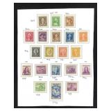 Page of 20 US Stamps 1932 - 33 New NH