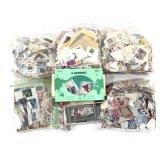 Box Full of US & World Stamps