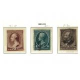 3 US Stamps Scott # 210 - 212 Used