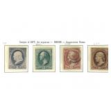 1881 - 82  US Stamps 4 Scott # 206-209 Used