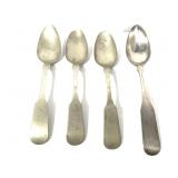 19th C Flatware Serving Spoons