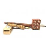 Asian Decor Doll Parasols Sm 3 Drawer Box