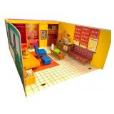 Vtg 1962 Barbie Dream House 816 w Furniture